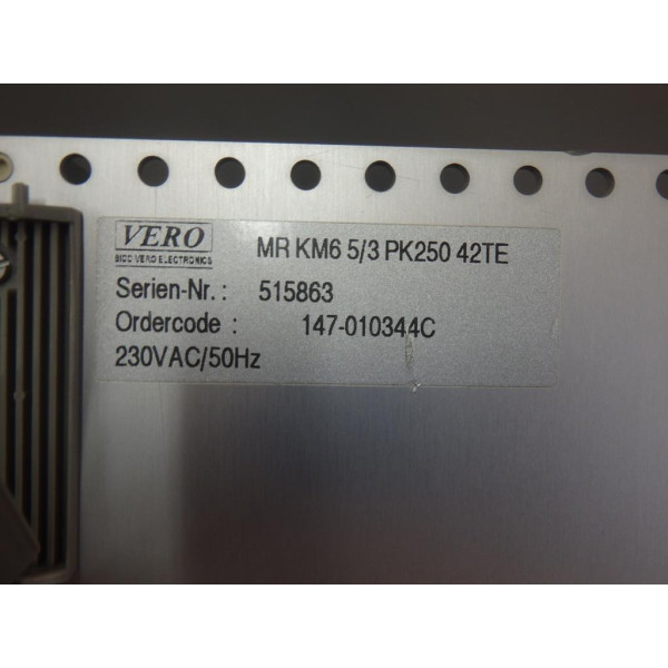 VERO ELECTRONICS MRKM65/3PK25042TE