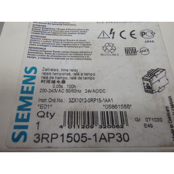 SIEMENS 3RP1505-1AP30