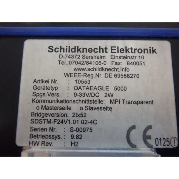 SCHILDKNECHT ELEKTRONIK 10553