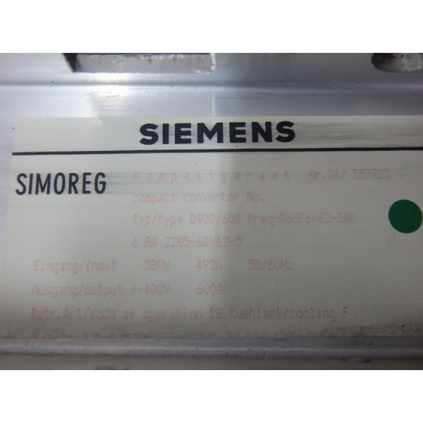 SIEMENS 6RA2285-6DV62-0