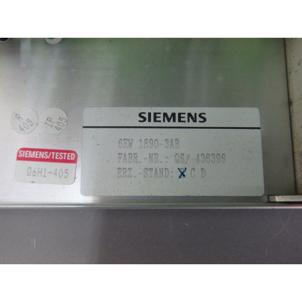 SIEMENS 6EW1890-3AB