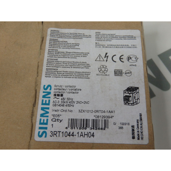 SIEMENS 3RT1044-1AH04