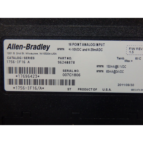 ALLEN-BRADLEY 1756-IF16A