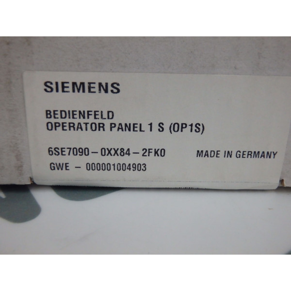 SIEMENS 6SE7090-0XX84-2FK0