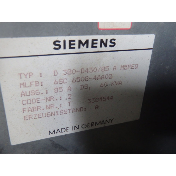 SIEMENS 6SC6508-4AA02