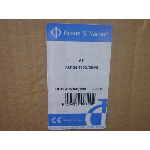 KRAUS & NAIMER KG125T103/09VE