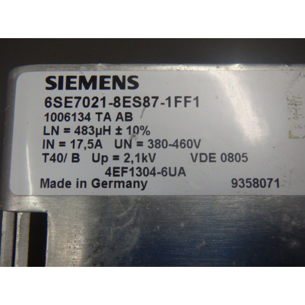 SIEMENS 6SE7021-8ES87-1FF1