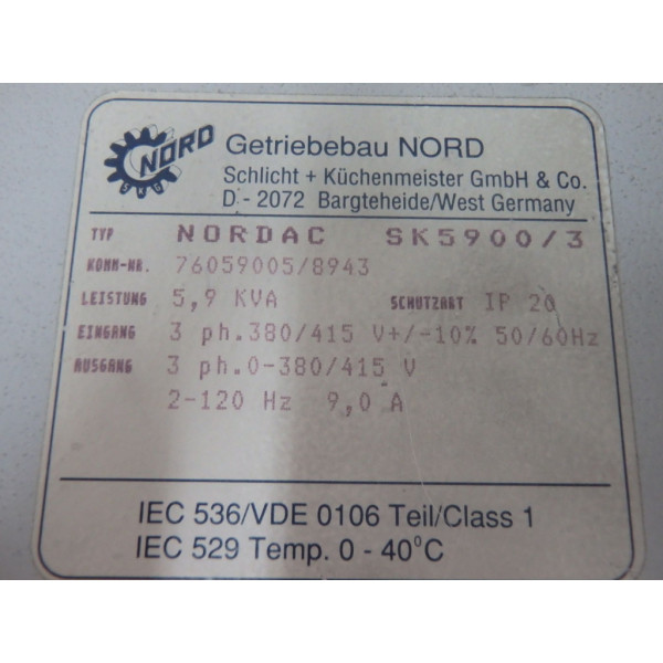 NORDAC SK5900/3