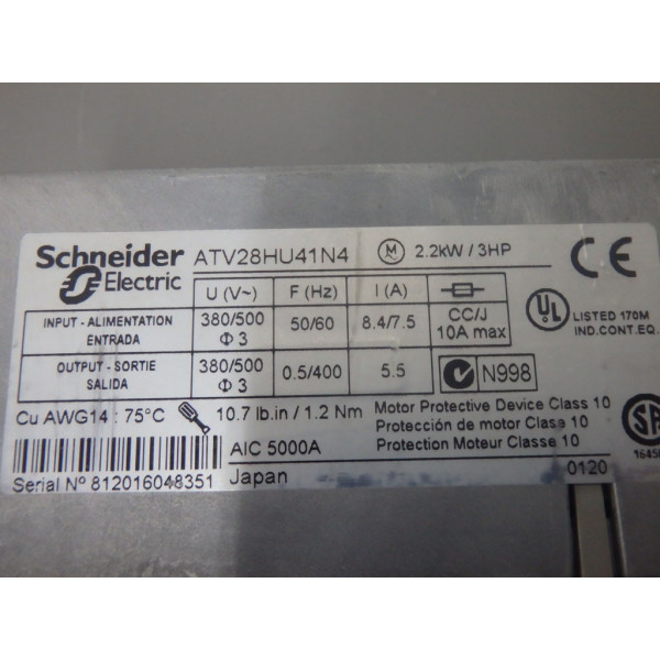 SCHNEIDER  ATV28HU41N4