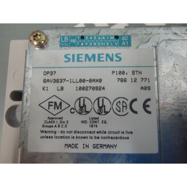 SIEMENS 6AV3637-1LL00-0AX0