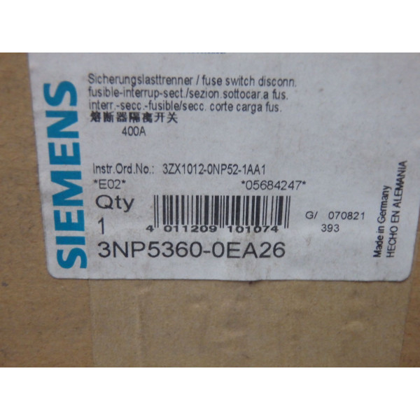 SIEMENS 3NP5360-0EA26
