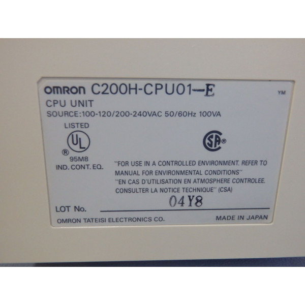 OMRON C200H-CPU01-E