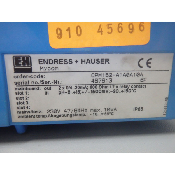 ENDRESS+HAUSER CPM152-A1A0A01A