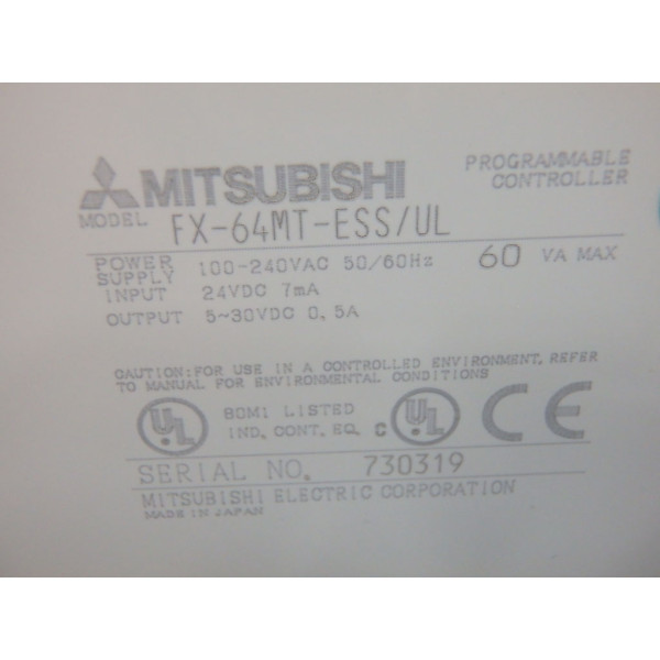 MITSUBISHI FX-64MT-ESS/UL
