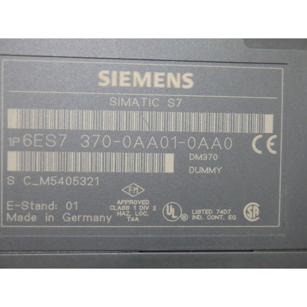SIEMENS 6ES7370-0AA01-0AA0