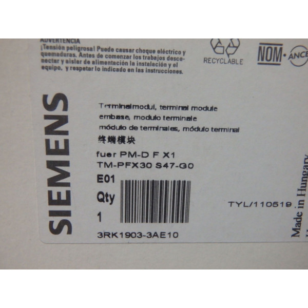 SIEMENS 3RK1903-3AE10