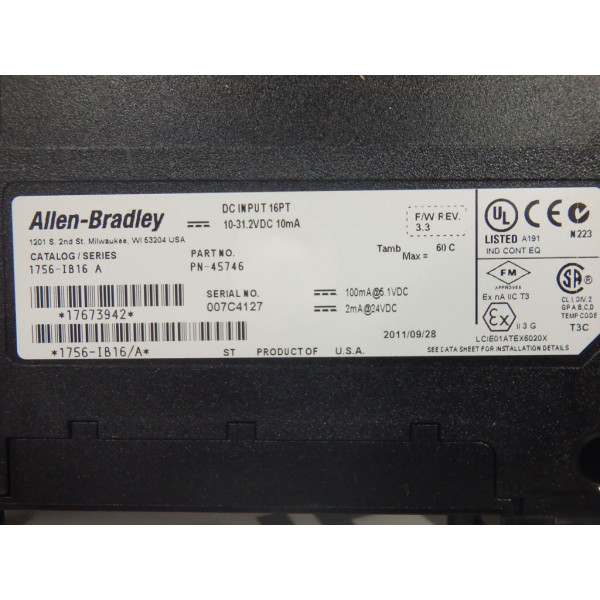 ALLEN-BRADLEY 1756-IB16A