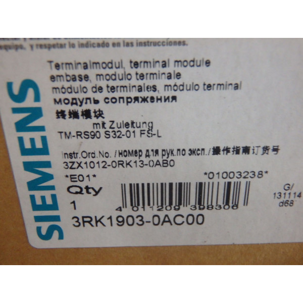 SIEMENS 3RK1903-0AC00