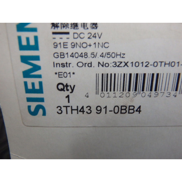 SIEMENS 3TH4391-0BB4