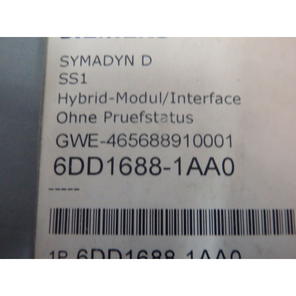 SIEMENS 6DD1688-1AA0