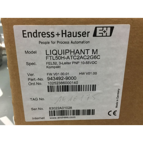 ENDRESS HAUSER  FTL50H-ATC2AC2G6C