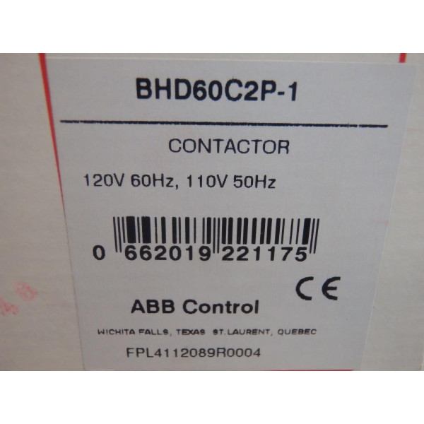 ABB CONTROL BHD60C2P-1