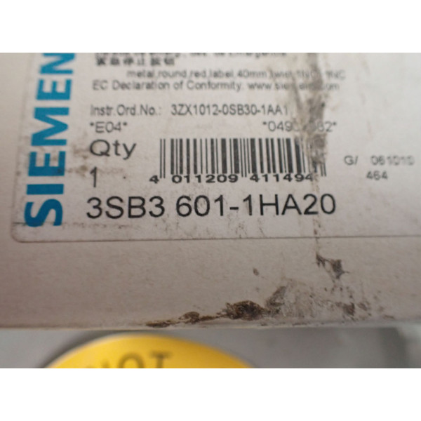 SIEMENS 3SB3601-1HA20