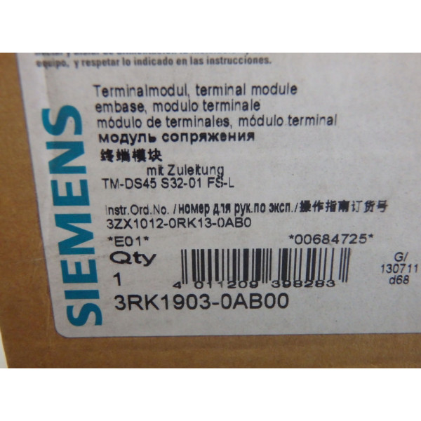 SIEMENS 3RK1903-0AB00