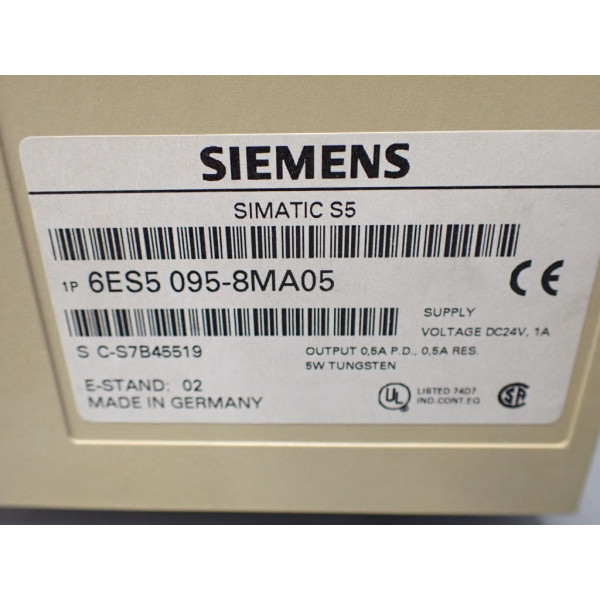 SIEMENS 6ES5095-8MA05