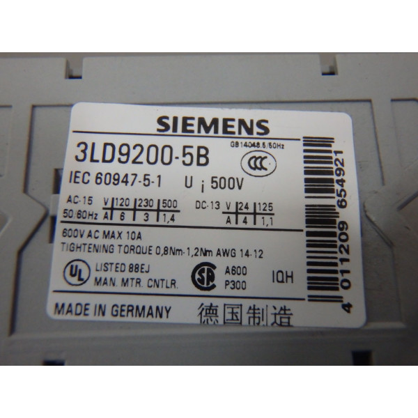 SIEMENS 3LD9200-5B