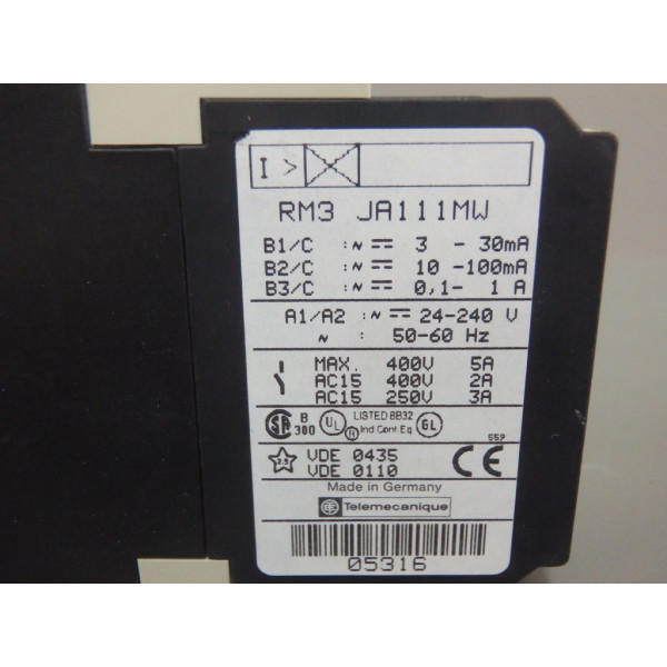 TÉLÉMÉCANIQUE  RM3JA111MW