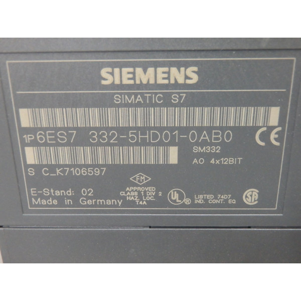 SIEMENS  6ES7332-5HD01-0AB0