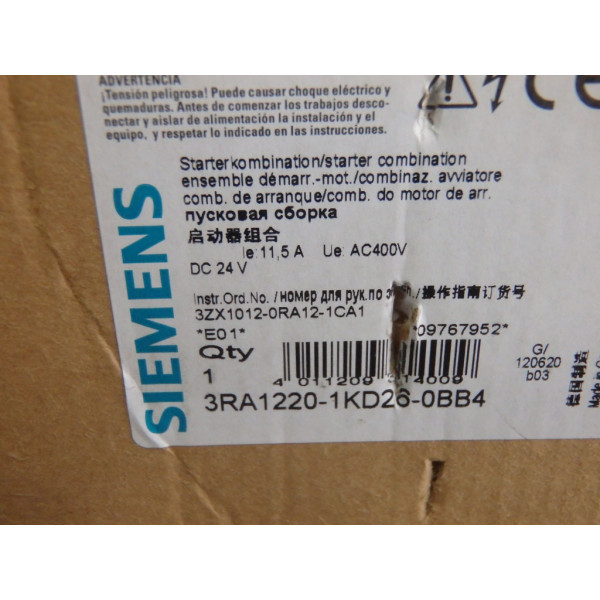 SIEMENS 3RA1220-1KD26-0BB4