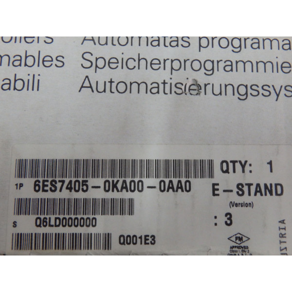 SIEMENS 6ES7405-0KA00-0AA0