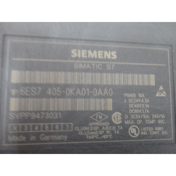 SIEMENS 6ES7405-0KA01-0AA0