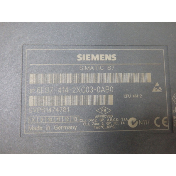 SIEMENS  6ES7414-2XG03-0AB0