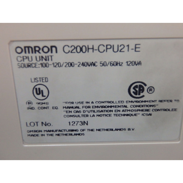 OMRON C200H-CPU21-E