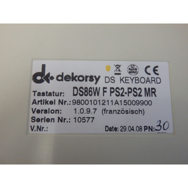 DEKORSY DS86WFPS2-PS2-MR