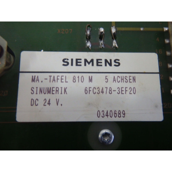 SIEMENS 6FC3478-3EF20