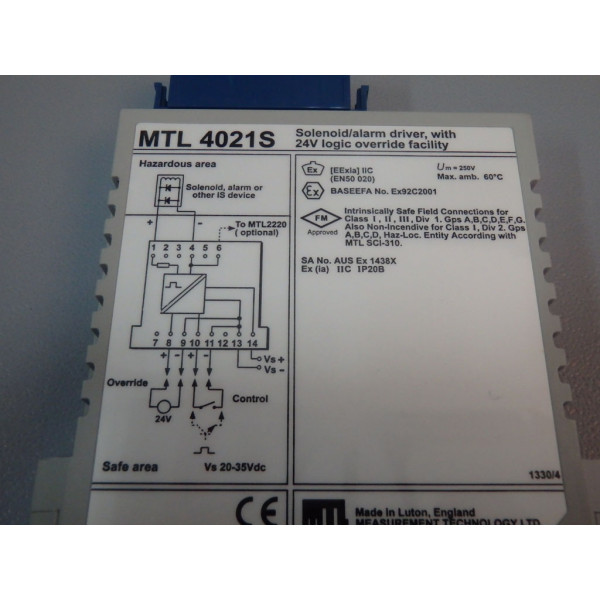 HONEYWELL MTL4021S