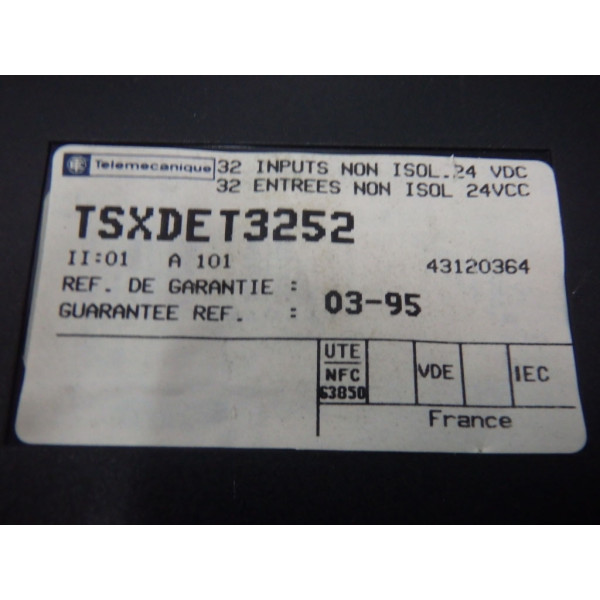 TÉLÉMÉCANIQUE  TSXDET3252