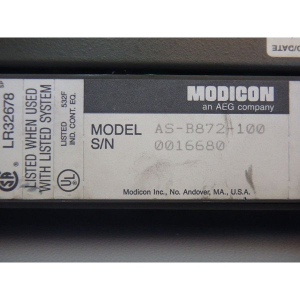 AEG MODICON AS-B872-100