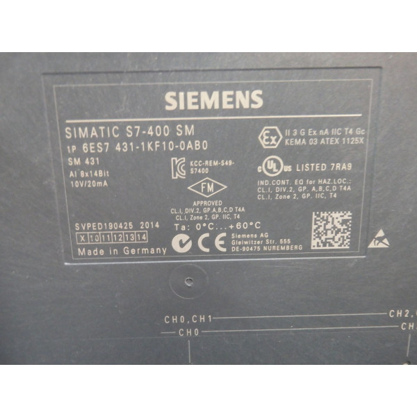 SIEMENS 6ES7431-1KF10-0AB0