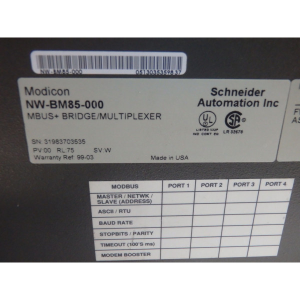 SCHNEIDER  NW-BM85-000