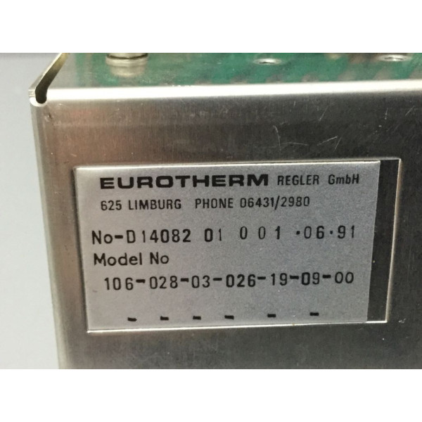 EUROTHERM 106-028-03-026-19-09-00