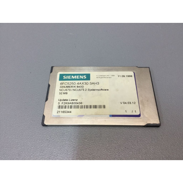 SIEMENS 6FC5250-4AX30-3AH3