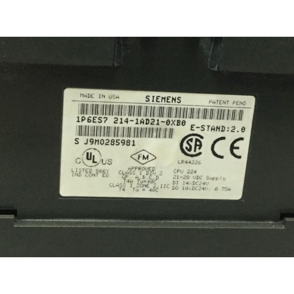 SIEMENS  6ES7214-1AD21-0XB0