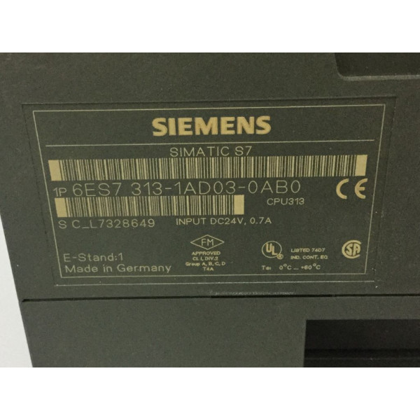 SIEMENS 6ES7313-1AD03-0AB0