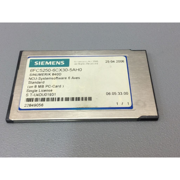 SIEMENS 6FC5250-6CX30-5AH0