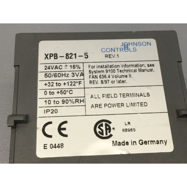 JOHNSON CONTROLS XPB8215